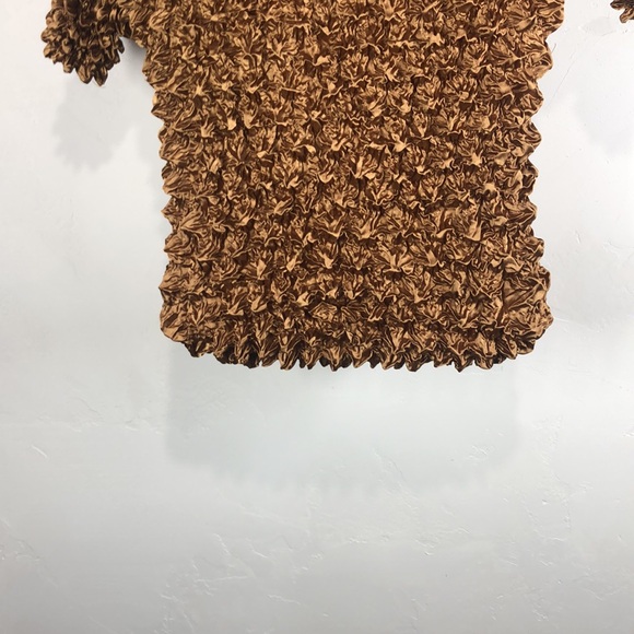 NWT West Loop gold popcorn top size one size - Picture 9 of 11